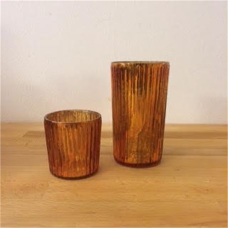 Copper Dipped Votive Holders - Great for Center Pieces!